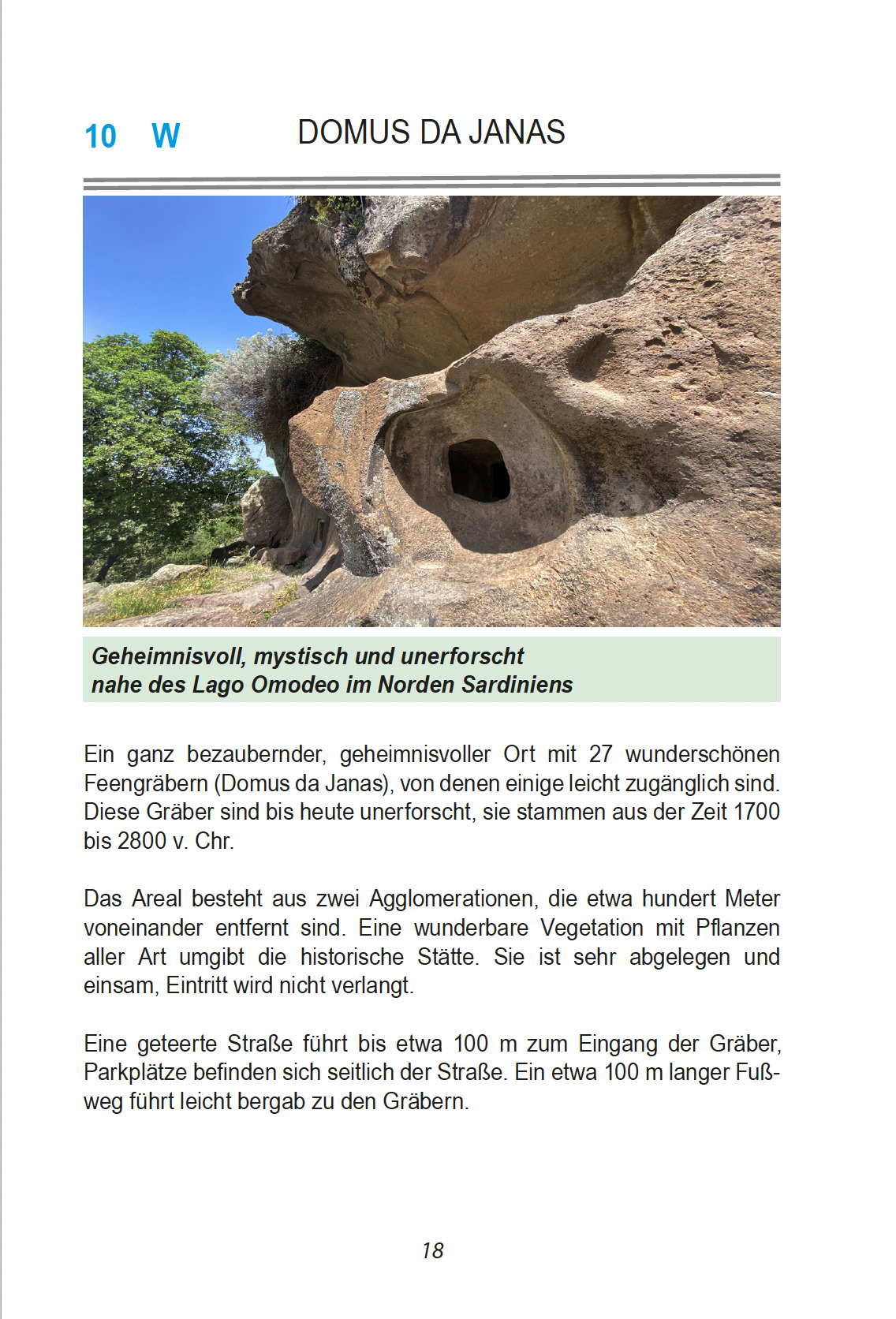 Magisches Sardinien Feengräber